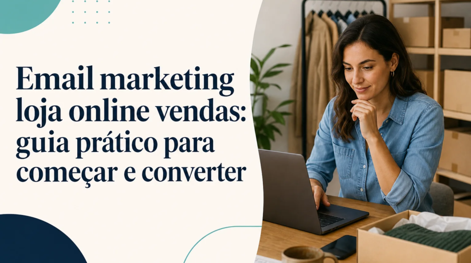 Capa editorial do artigo “Email marketing loja online vendas: guia prático para começar e converter”
