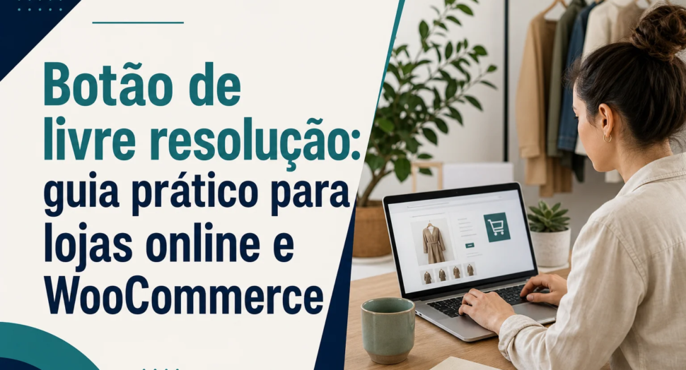 Capa editorial do artigo “Botão de livre resolução: guia prático para lojas online e WooCommerce”
