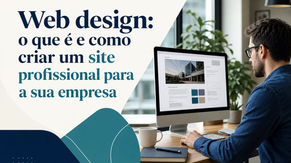 Capa editorial do artigo “Web design: o que é e como criar um site profissional para a sua empresa”