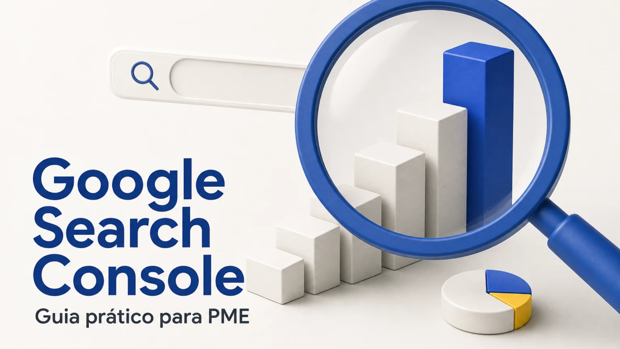 Capa editorial do artigo “Google Search Console: guia prático para PME”