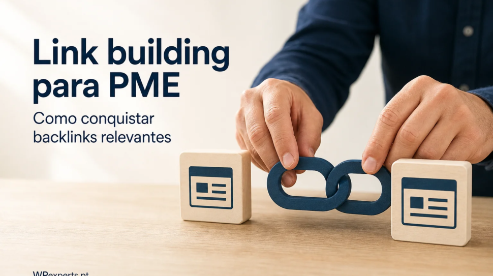 Capa editorial do artigo “Link building para PME: como conquistar backlinks relevantes”